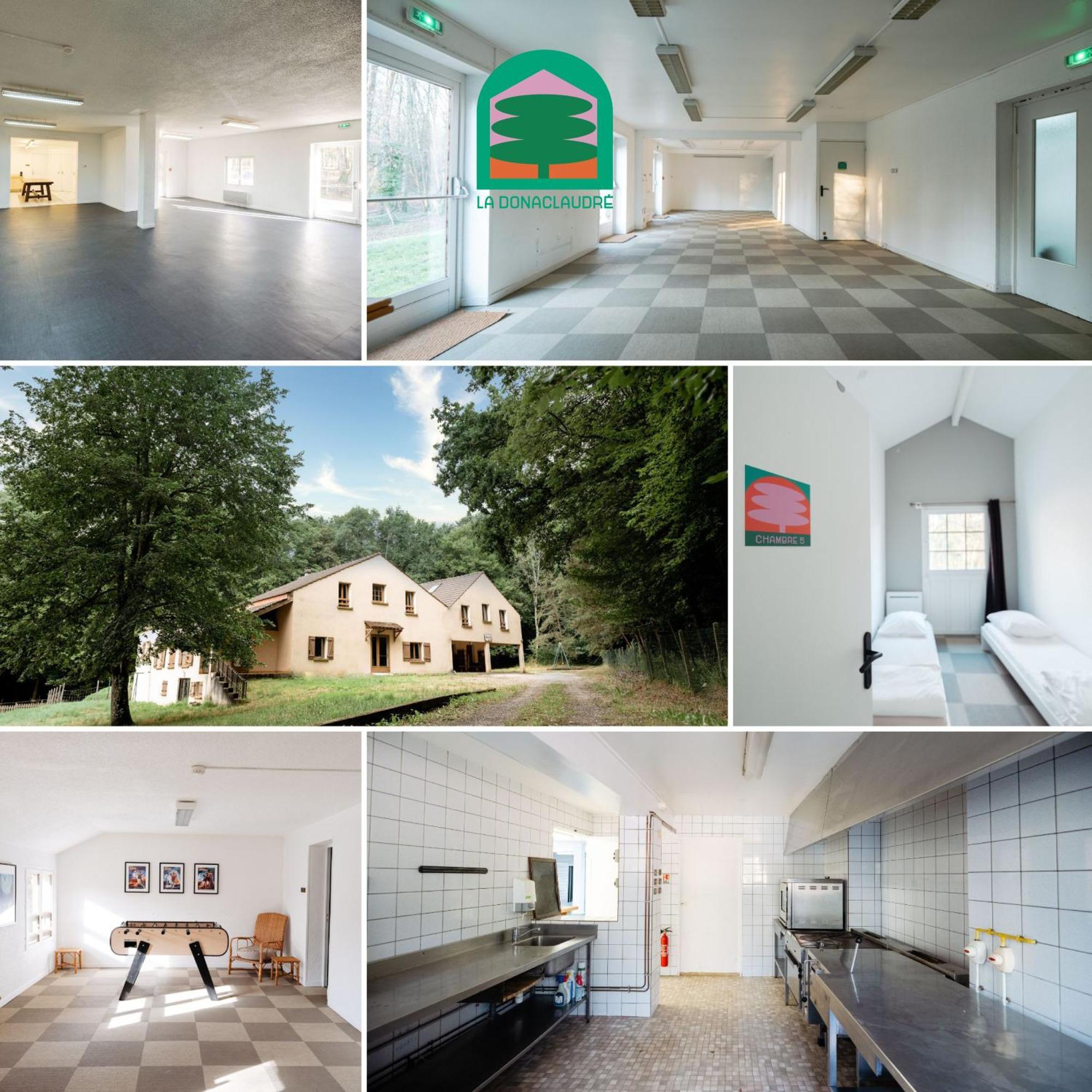 La Donaclaudre - Hebergement De Groupe En Pleine Nature, Ideal Pour Tous Vos Sejours ! 63 Couchages - 2 Grandes Salles - Salle De Jeux - Cuisine Professionnelle - Accessible Facilement - Localisation Attractive -Proche Paris & Disney Saint-Augustin  Exterior photo